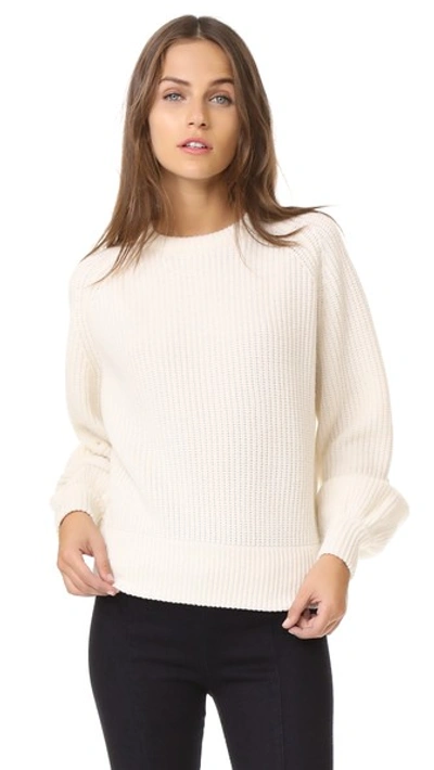 Demylee Carina Sweater In White