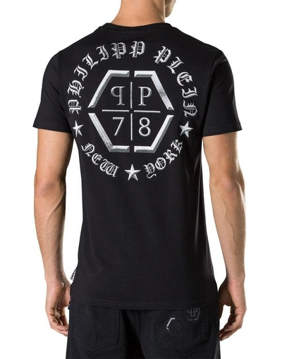 Shop Philipp Plein T-shirt Round Neck Ss "derek"