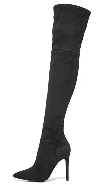 Shop Kendall + Kylie Ayla Thigh High Boots In Black
