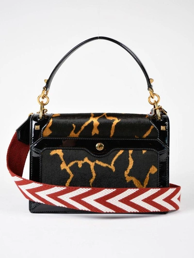 Shop Bally Embellished Shoulder Bag In Multicolour