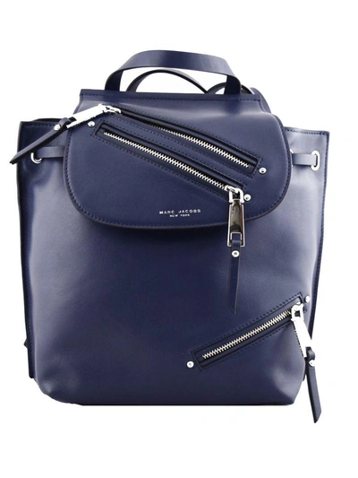 Shop Marc Jacobs Zip Pack Backpack In Blu