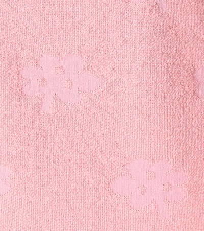 Shop Marni Cashmere And Silk-blend Sweater In Pink