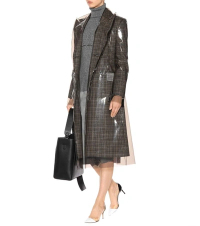 Shop Calvin Klein 205w39nyc Wool Coat In Brown