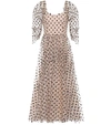 ISA ARFEN Ethereal polka-dotted tulle dress