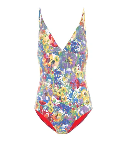 Stella Mccartney Floral-printed Swimsuit In Multicoloured