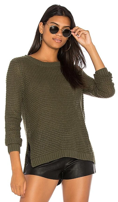 Shop Bb Dakota Jack By  Dunning Sweater In Deep Olive