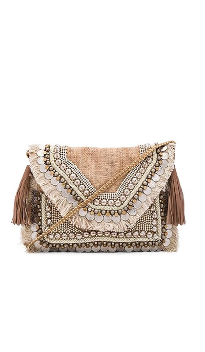 Shop Shashi Leela Clutch In Natural