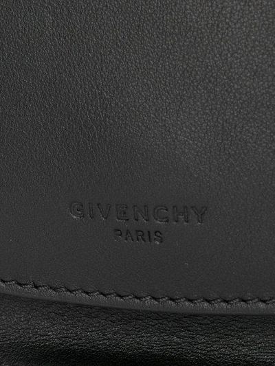 Shop Givenchy Infinity Saddle Bag - Black