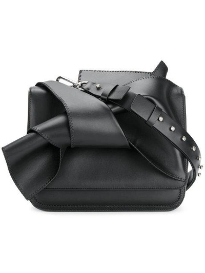 Shop N°21 Nº21 Abstract Bow Shoulder Bag - Black