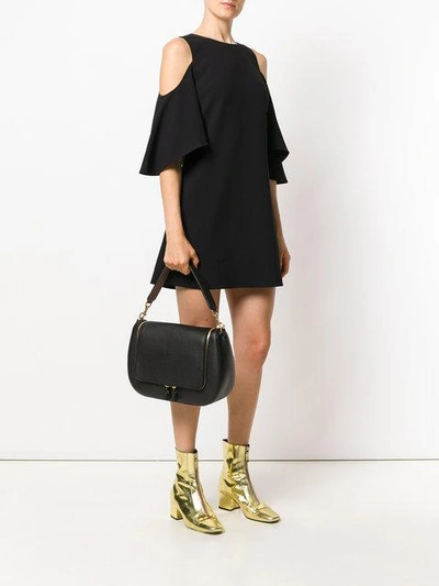 Shop Anya Hindmarch Maxi Vere Shoulder Bag - Black