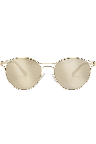 Prada Cat-eye Sunglasses In Gold