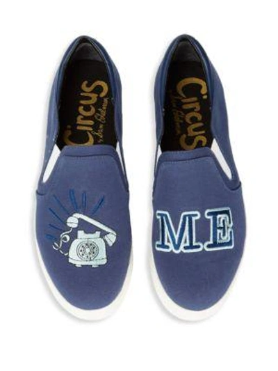 Shop Circus By Sam Edelman Charlie Slip-on Sneakers In Poseidon Blue
