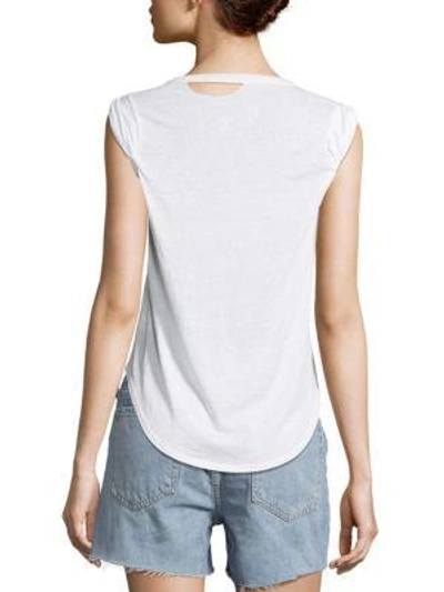 Shop Chaser Shirttail Tee In White