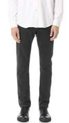 Our Legacy First Cut Washed Jeans In Black