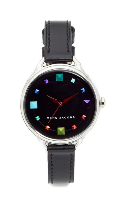 Marc Jacobs Betty Extensions Watch In Silver/multi/black