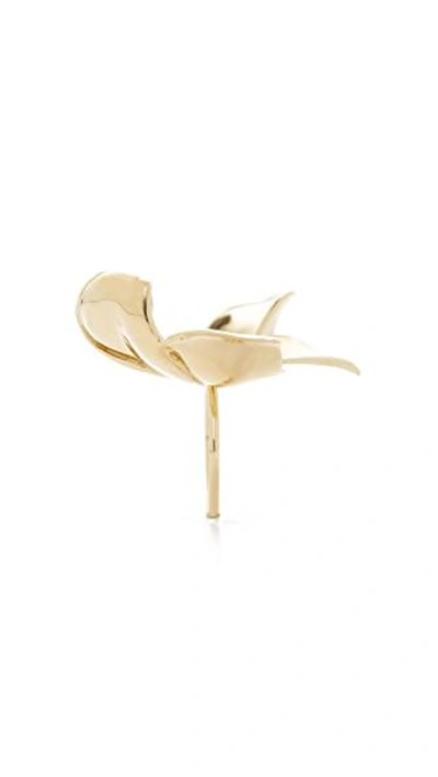 Shop Elizabeth And James Possy Ring In Gold