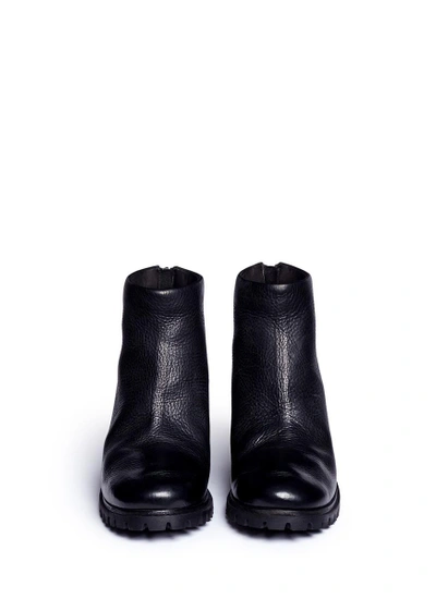 Shop Marsèll 'dente' Leather Ankle Boots