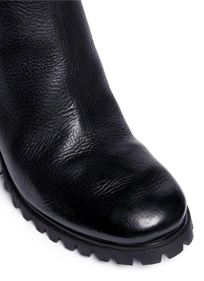 Shop Marsèll 'dente' Leather Ankle Boots