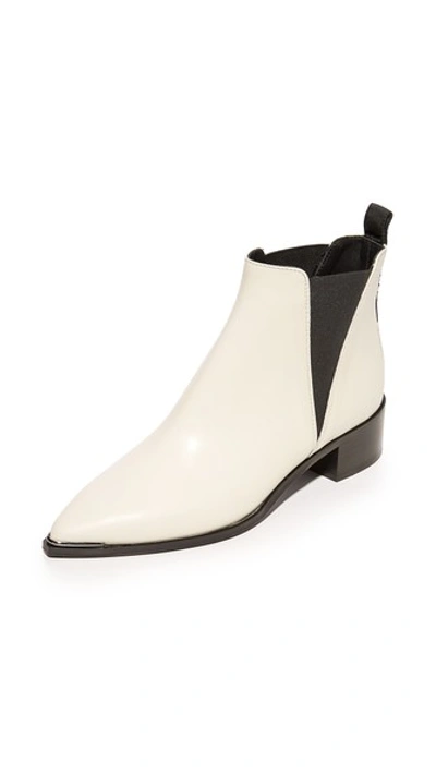 Acne Studios Jensen Chelsea Boots In Off White