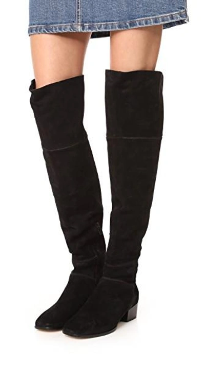 Shop Joie Reeve Over The Knee Boots In Black