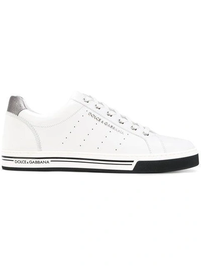 Shop Dolce & Gabbana Roma Sneakers - White