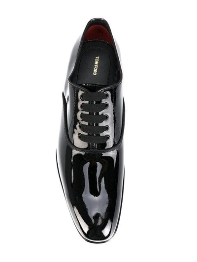 Shop Tom Ford Edgar Evening Oxford Shoes In Black