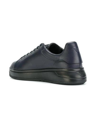 Shop Emporio Armani Eagle Logo Sneakers