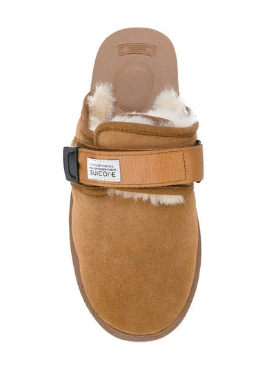 Shop Suicoke Zavo Slides - Brown