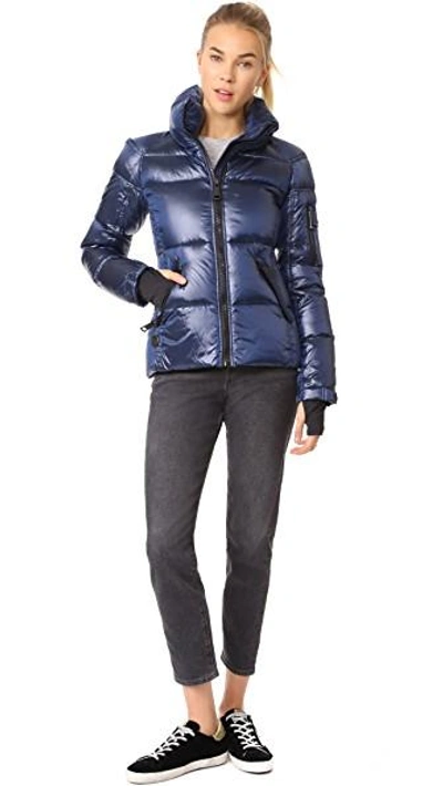 Shop Sam Freestyle Quilted Jacket In Midnight