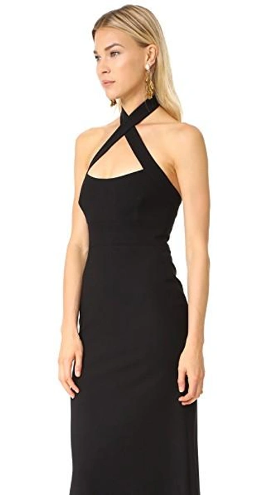 Shop Jill Jill Stuart Cross Gown In Black