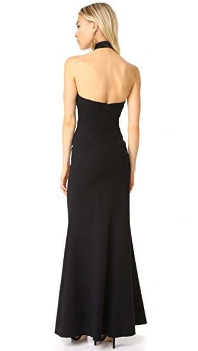 Shop Jill Jill Stuart Cross Gown In Black