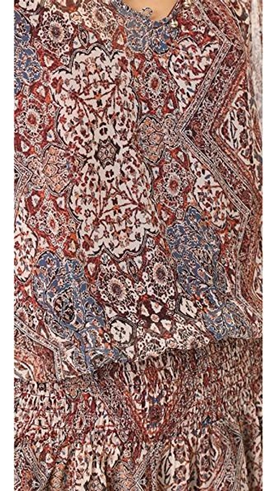 Shop Ella Moss Casablanca Tapestry Dress In Natural