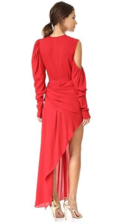 Shop Magda Butrym Sevilla Dress In Red