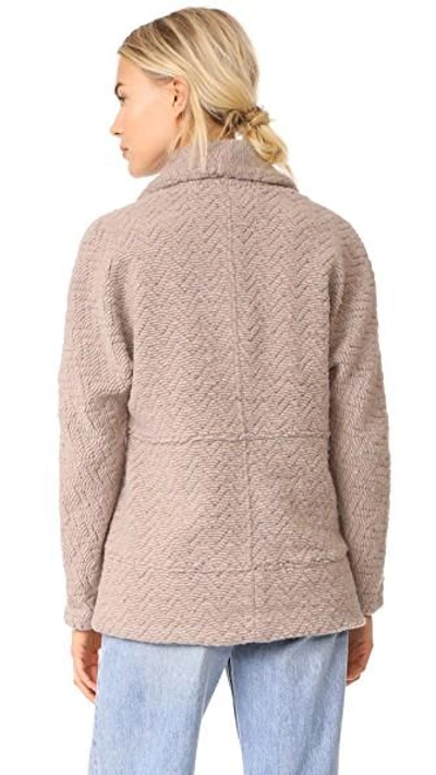 Shop Bb Dakota Johnna Cocoon Jacket In Camel