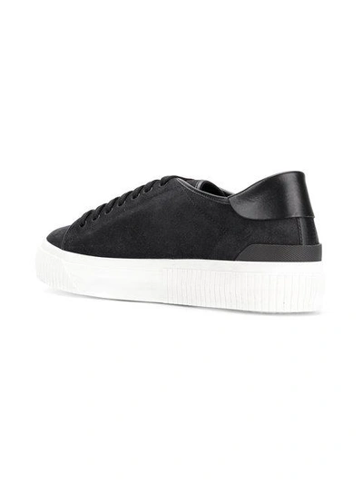 Shop Moncler Colour-block Sneakers In Black