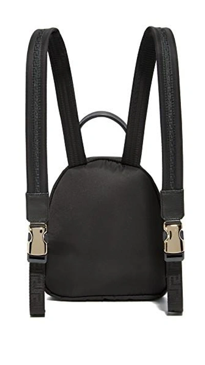 Shop Versace Mini Backpack In Nero