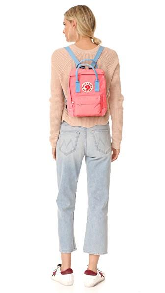 fjallraven kanken pink air blue