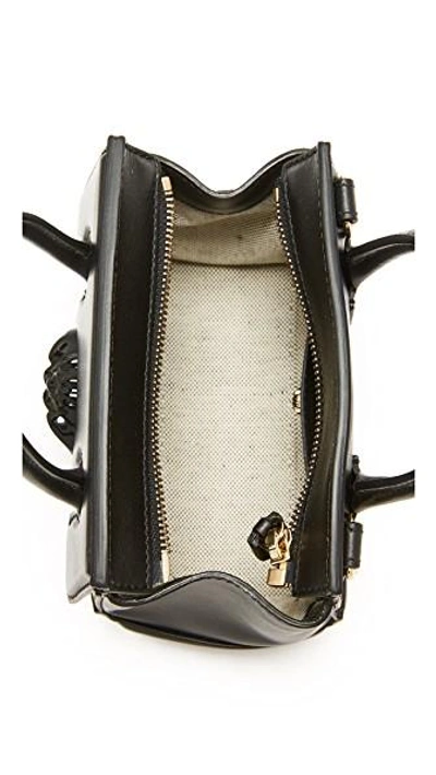 Shop Versace Mini Shoulder Bag In Nero