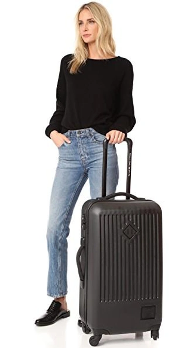 Shop Herschel Supply Co Trade Medium Suitcase In Black