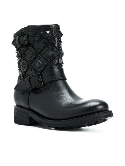 Ash Destroyer Ankle Boots In Black | ModeSens