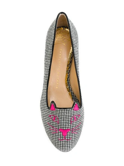 Shop Charlotte Olympia Kitty Slippers