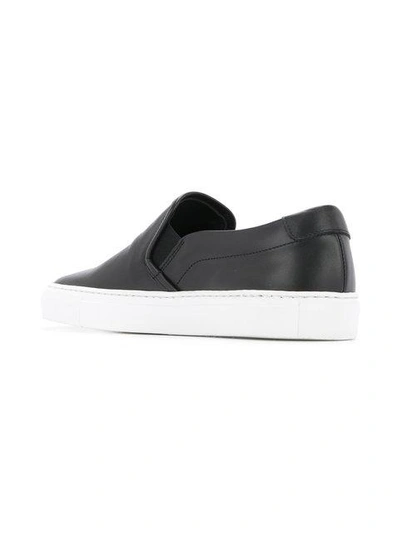 Shop Common Projects Slip-on Sneakers In Black
