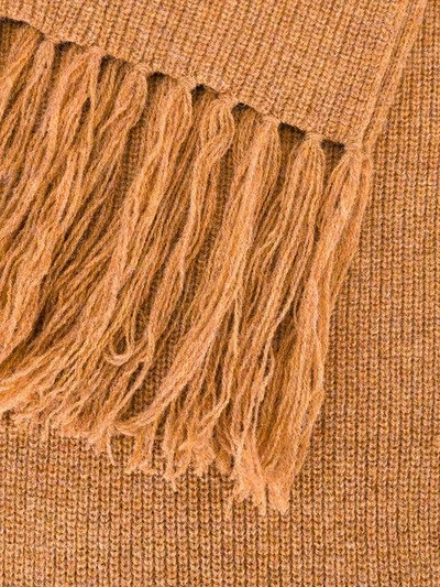 Shop Ami Alexandre Mattiussi Fisherman's Rib Knit Scarf