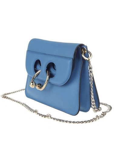 Shop Jw Anderson J.w. Anderson Mini Pierce Shoulder Bag In Blue