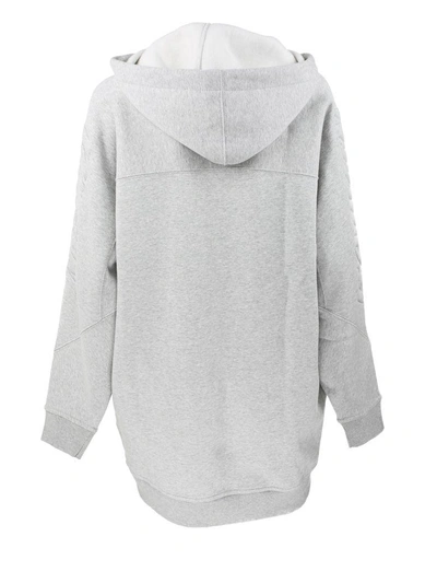 Shop Calvin Klein Oversized Hoodie In Grey
