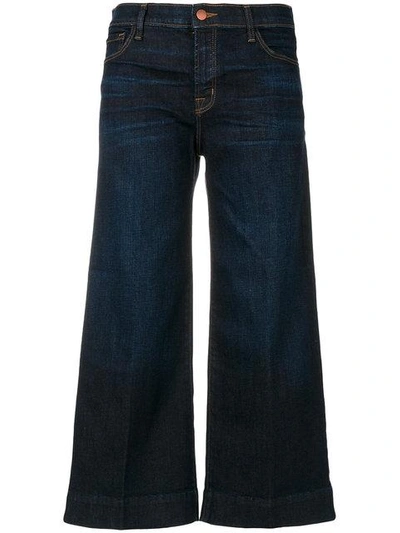 Shop J Brand Flared Cropped Jeans
