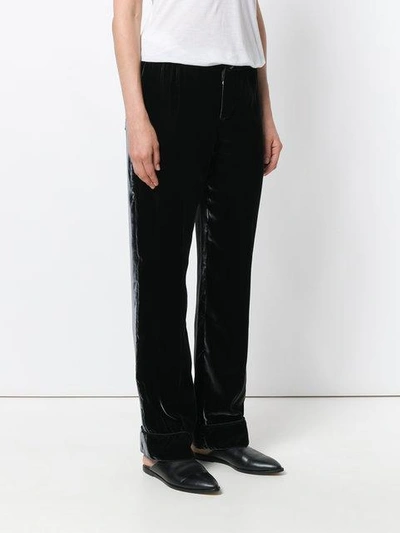 Shop F.r.s For Restless Sleepers Flared Trousers  In Blue
