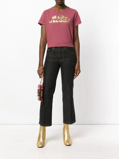 Shop Marc Jacobs Cropped Jeans In Blue