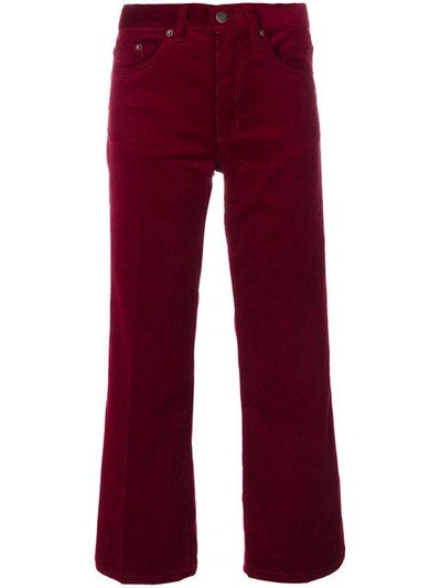 Shop Marc Jacobs Corduroy Cropped Trousers
