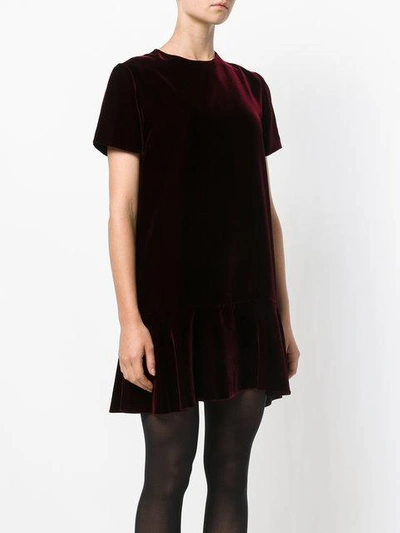 Shop Saint Laurent - Short Sleeve Midi Dress